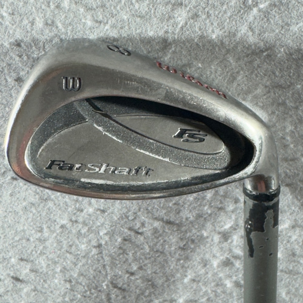 1582 | Wilson FatShaft FS 8 Iron Graphite Regular Flex Silver Mens